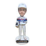 American Athlete Custom Bobblehead with Metal Inscription