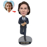 Mature Boss Custom Bobblehead with Metal Inscription