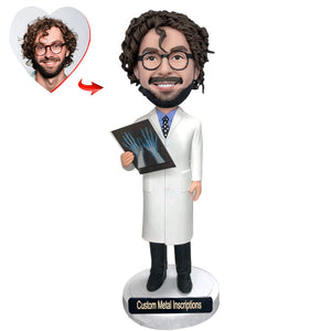 Orthopedic Doctor Custom Bobblehead with   Metal Inscription