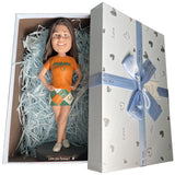 Female In Evening Dress Custom Bobblehead Gift Box