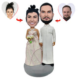 Arabian Style Robe Wedding Custom Bobblehead