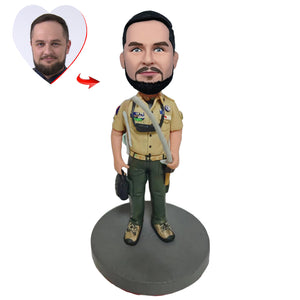 Soldier With Long knife Custom Bobblehead